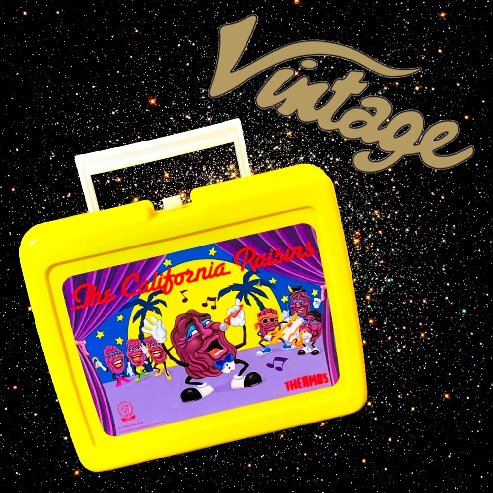 Vintage 1988 The California Raisins LunchBox